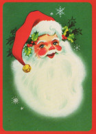 PÈRE NOËL NOËL Fêtes Voeux Vintage Carte Postale CPSM #PAJ875.FR - Santa Claus