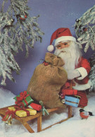 PÈRE NOËL NOËL Fêtes Voeux Vintage Carte Postale CPSM #PAK020.FR - Santa Claus