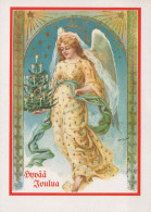 ANGE NOËL Vintage Carte Postale CPSM #PAH701.FR - Anges