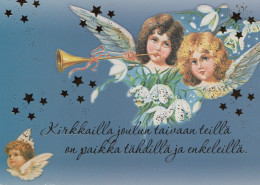 ANGE NOËL Vintage Carte Postale CPSM #PAH262.FR - Angels