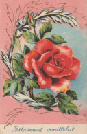 FLOWERS Vintage Postcard CPA #PKE742.GB - Fleurs