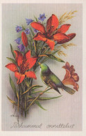 FLOWERS Vintage Postcard CPSMPF #PKG104.GB - Fiori