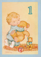 HAPPY BIRTHDAY 1 Year Old BOY CHILDREN Vintage Postal CPSM #PBT990.GB - Geburtstag