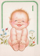 HAPPY BIRTHDAY 1 Year Old GIRL Children Vintage Postcard CPSM Unposted #PBU111.GB - Anniversaire
