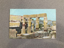 Karnak Colonnades Carte Postale Postcard - Andere & Zonder Classificatie