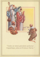 SAINTS Baby JESUS Christianity Religion Vintage Postcard CPSM #PBP868.GB - Other & Unclassified
