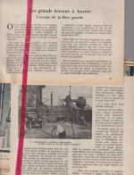 Anvers Antwerpen - Les Grands Travaux, Werken Linkeroever - Orig. Knipsel Coupure Tijdschrift Magazine - 1937 - Unclassified