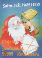 PAPÁ NOEL Feliz Año Navidad Vintage Tarjeta Postal CPSM #PAU543.ES - Santa Claus