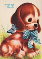 PERRO Animales Vintage Tarjeta Postal CPSM #PAN954.ES - Cani