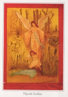 ÁNGEL NAVIDAD Vintage Tarjeta Postal CPSM #PAH520.ES - Angels