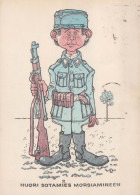 SOLDATS HUMOUR Militaria Vintage Carte Postale CPSM #PBV839.FR - Humor