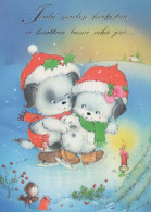 CHIEN Animaux Vintage Carte Postale CPSM #PBQ585.FR - Hunde