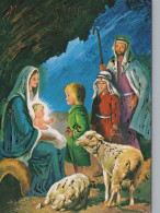 Vierge Marie Madone Bébé JÉSUS Religion Vintage Carte Postale CPSM #PBQ004.FR - Maagd Maria En Madonnas