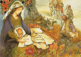 Vierge Marie Madone Bébé JÉSUS Noël Religion #PBB646.FR - Virgen Mary & Madonnas