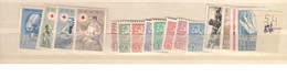 1954 MNH Finland, Year Complete According To Michel, Postfris** - Annate Complete
