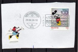 2023 Svizzera - 100° Walt Disney - Topolino (frammento) - Oblitérés