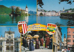 Gmunden - Multiview - Austria - Used Stamped Postcard - Austria2 - Sonstige & Ohne Zuordnung
