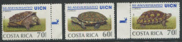 Costa Rica:Unused Stamps Serie Turtles, 1998, MNH - Schildpadden