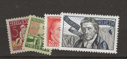 1927 MNH Switzerland Mi 222-25 Postfris** - Unused Stamps