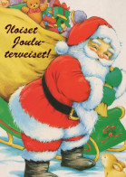 WEIHNACHTSMANN SANTA CLAUS WEIHNACHTSFERIEN Vintage Postkarte CPSM #PAJ535.DE - Santa Claus