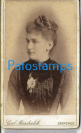 229731 RUSSIA KRONSTADT COSTUMES WOMAN PHOTOGRAPHER CARL MUSCHALCK CARD VISIT 6.5 X 10.5 CM PHOTO NO POSTAL POSTCARD - Photographs