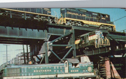 ZUG Schienenverkehr Eisenbahnen Vintage Ansichtskarte Postkarte CPSMF #PAA622.DE - Treinen