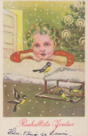 Feliz Año Navidad NIÑOS Vintage Tarjeta Postal CPSMPF #PKD113.ES - New Year