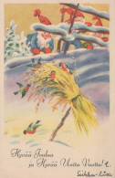 Feliz Año Navidad GNOMO Vintage Tarjeta Postal CPSMPF #PKD358.ES - New Year