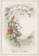 ÁNGEL Navidad Vintage Tarjeta Postal CPSM #PBP360.ES - Anges
