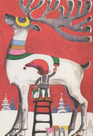 Feliz Año Navidad Vintage Tarjeta Postal CPSM #PBM924.ES - New Year