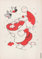 PAPÁ NOEL Feliz Año Navidad Vintage Tarjeta Postal CPSM #PBL500.ES - Santa Claus