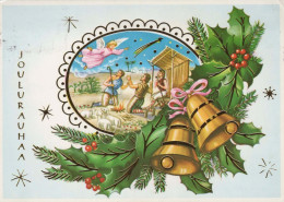 SANTOS Navidad Cristianismo Religión Vintage Tarjeta Postal CPSM #PBB975.ES - Saints