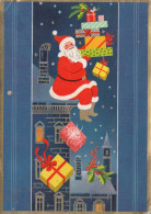 BABBO NATALE Buon Anno Natale Vintage Cartolina CPSM #PAU549.IT - Santa Claus