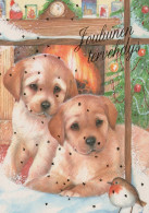 CANE Animale Vintage Cartolina CPSM #PAN560.IT - Chiens