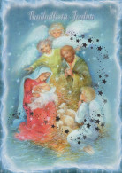 ANGELO Buon Anno Natale Vintage Cartolina CPSM #PAH583.IT - Engel