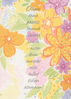 FLOWERS Vintage Ansichtskarte Postkarte CPSM #PBZ873.DE - Blumen