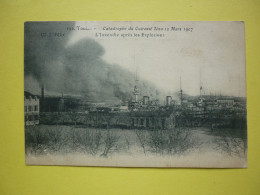 83.   TOULON  CATASTROPHE DU CUIRASSE IENA MARS 1907 INCENDIE APRES LES EXPLOSIONS - Toulon