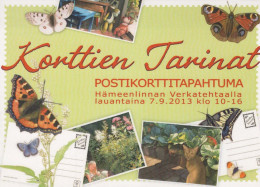 SCHMETTERLINGE Tier Vintage Ansichtskarte Postkarte CPSM #PBS416.DE - Papillons
