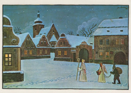 Neujahr Weihnachten Vintage Ansichtskarte Postkarte CPSM #PBA860.DE - New Year