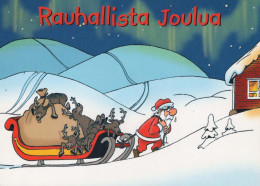WEIHNACHTSMANN SANTA CLAUS Neujahr Weihnachten Vintage Ansichtskarte Postkarte CPSM #PBB192.DE - Santa Claus