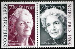 Sweden 2000  Nobel Prize Winners Of Literature  MiNr. 2200-01 (O)  ( Lot  I 460 ) - Usados