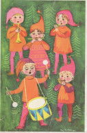 Buon Anno Natale BAMBINO Vintage Cartolina CPSMPF #PKG484.IT - New Year