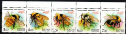 Rußland Russia 2005 - Mi.Nr. 1266 - 1270 - Postfrisch MNH - Insekten Insects Bienen Bees - Abeilles