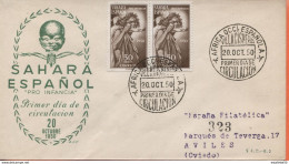 Maroc;FDC 1950" Sahara Espagnol  " Pro Infancia "Morocco;Marruecos - Spanish Sahara