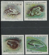 El Salvador:Unused Stamps Serie Frogs, 1991, MNH - Grenouilles