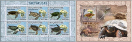 Mozambique - 2007 - Turtles - Yv 2486/91 + Bf 174 - Tortues