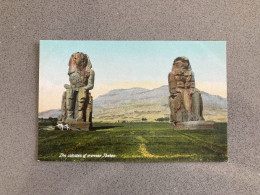 The Colossuses Of Memnon Thebes Carte Postale Postcard - Sonstige & Ohne Zuordnung