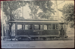 MADRID MODELO DE AUTOMOTOR ELECTRICO CIUDAD LINEAL N°73 TRAMWAY - Madrid