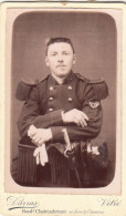 35 VITRE  Photo CDV Portrait Fantassin 70è Rgt Infanterie  Militaria  Militaire - Anciennes (Av. 1900)