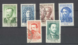 Yvert 1166 à 1171 - Célébrités Françaises - Série De 6 Timbres Neufs Sans Traces De Charnières - Used Stamps